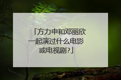 方力申和邓丽欣一起演过什么电影或电视剧?
