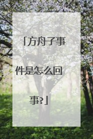 方舟子事件是怎么回事?