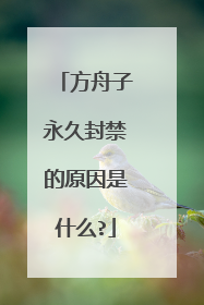 方舟子永久封禁的原因是什么?