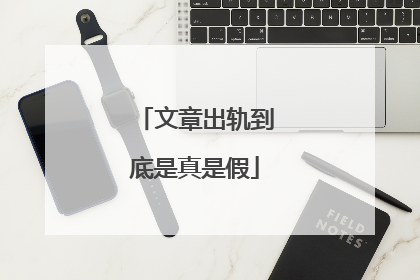 文章出轨到底是真是假