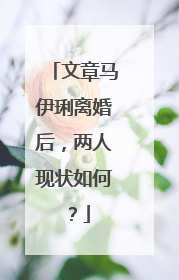 文章马伊琍离婚后,两人现状如何?