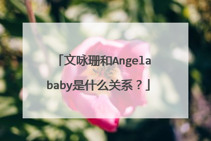 文咏珊和Angelababy是什么关系?