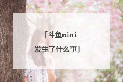 斗鱼mini发生了什么事