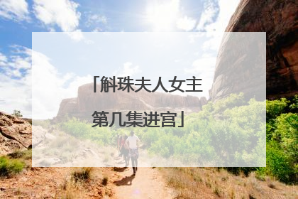 斛珠夫人女主第几集进宫