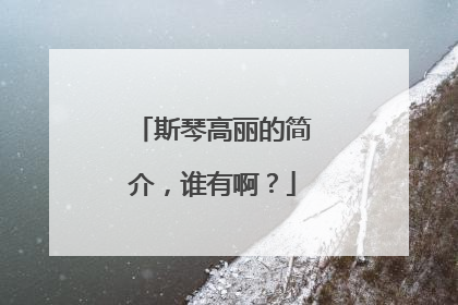 斯琴高丽的简介,谁有啊?