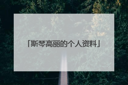 斯琴高丽的个人资料