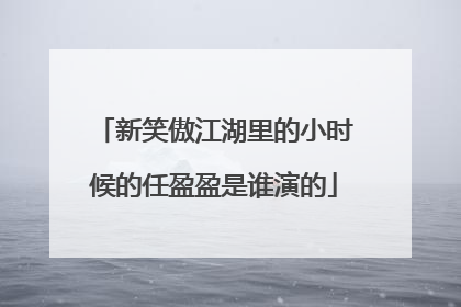 新笑傲江湖里的小时候的任盈盈是谁演的