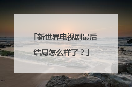 新世界电视剧最后结局怎么样了?
