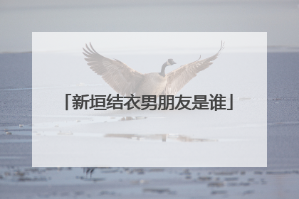 新垣结衣男朋友是谁