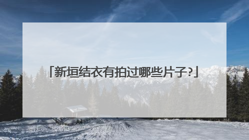 新垣结衣有拍过哪些片子?