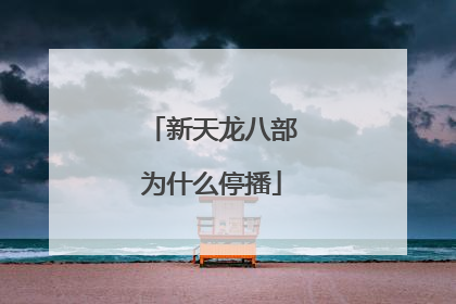 新天龙八部为什么停播