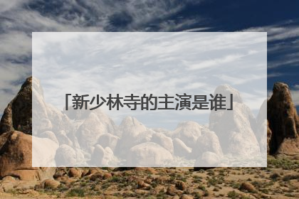 新少林寺的主演是谁