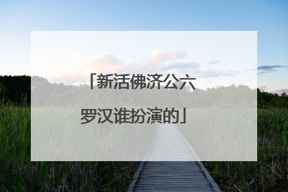 新活佛济公六罗汉谁扮演的