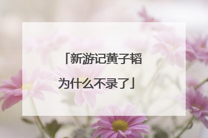 新游记黄子韬为什么不录了