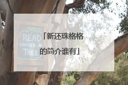 新还珠格格的简介谁有