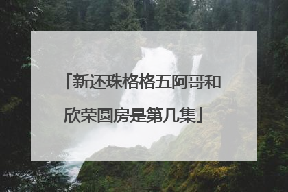新还珠格格五阿哥和欣荣圆房是第几集