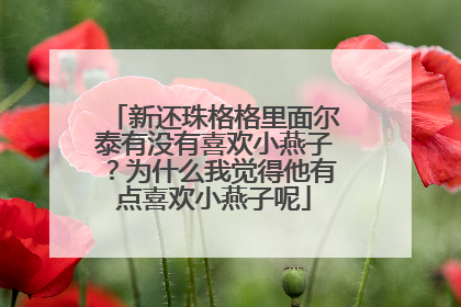 新还珠格格里面尔泰有没有喜欢小燕子?为什么我觉得他有点喜欢小燕子呢