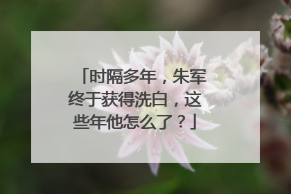 时隔多年，朱军终于获得洗白，这些年他怎么了？