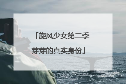 旋风少女第二季芽芽的真实身份