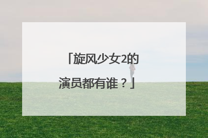 旋风少女2的演员都有谁?