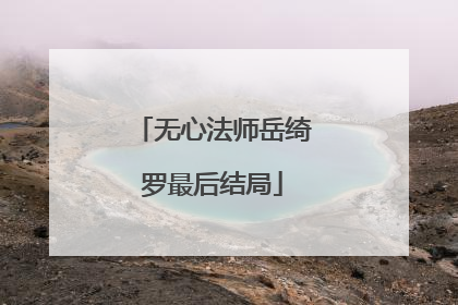 无心法师岳绮罗最后结局