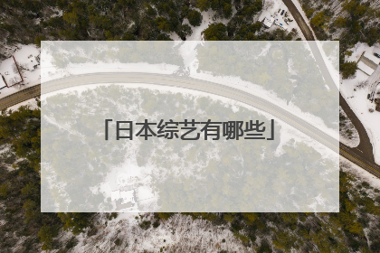 日本综艺有哪些