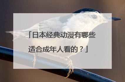 日本经典动漫有哪些适合成年人看的？