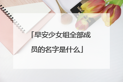 早安少女组全部成员的名字是什么