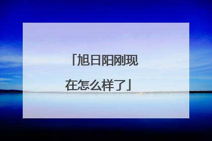 旭日阳刚现在怎么样了