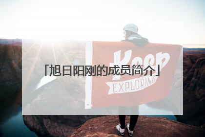 旭日阳刚的成员简介