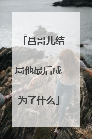 昌哥儿结局他最后成为了什么