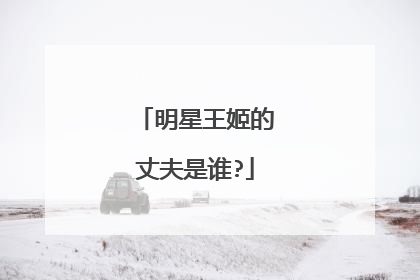 明星王姬的丈夫是谁?