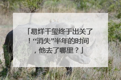 易烊千玺终于出关了!“消失”半年的时间,他去了哪里?
