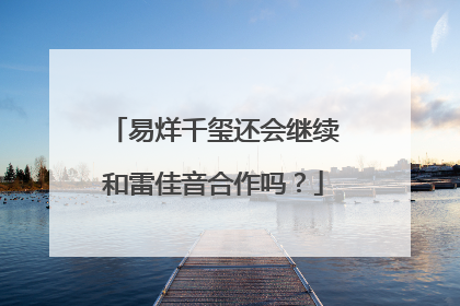 易烊千玺还会继续和雷佳音合作吗?