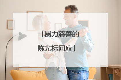 暴力慈善的陈光标回应