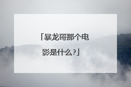暴龙哥那个电影是什么?
