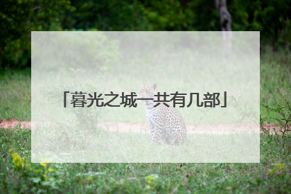 暮光之城一共有几部