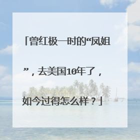曾红极一时的“凤姐”,去美国10年了,如今过得怎么样?
