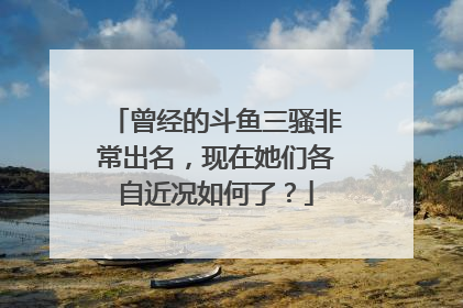 曾经的斗鱼三骚非常出名,现在她们各自近况如何了?