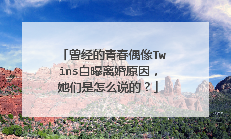 曾经的青春偶像Twins自曝离婚原因，她们是怎么说的？