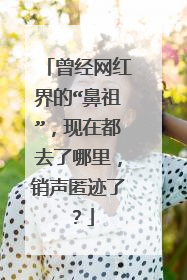 曾经网红界的“鼻祖”,现在都去了哪里,销声匿迹了?