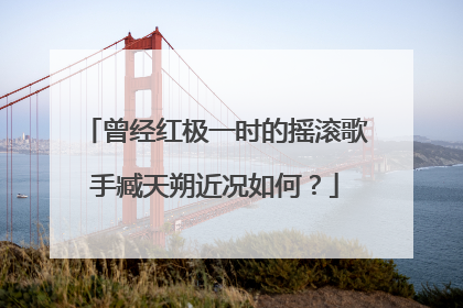 曾经红极一时的摇滚歌手臧天朔近况如何？