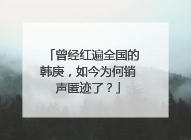 曾经红遍全国的韩庚，如今为何销声匿迹了？
