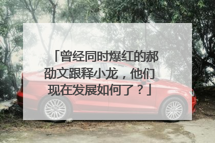 曾经同时爆红的郝劭文跟释小龙,他们现在发展如何了?