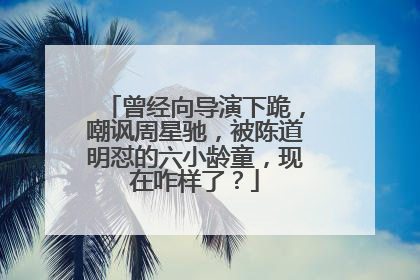 曾经向导演下跪，嘲讽周星驰，被陈道明怼的六小龄童，现在咋样了？