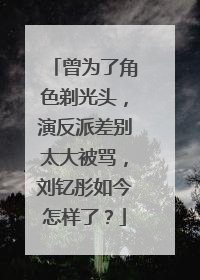 曾为了角色剃光头，演反派差别太大被骂，刘钇彤如今怎样了？