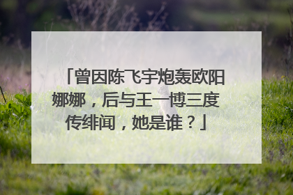 曾因陈飞宇炮轰欧阳娜娜，后与王一博三度传绯闻，她是谁？