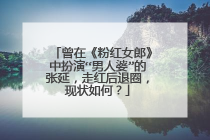 曾在《粉红女郎》中扮演“男人婆”的张延，走红后退圈，现状如何？