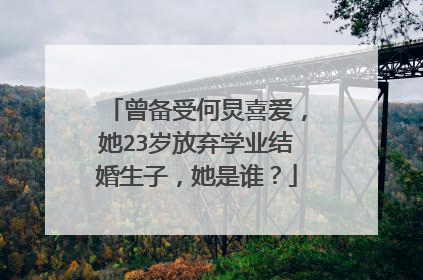 曾备受何炅喜爱，她23岁放弃学业结婚生子，她是谁？