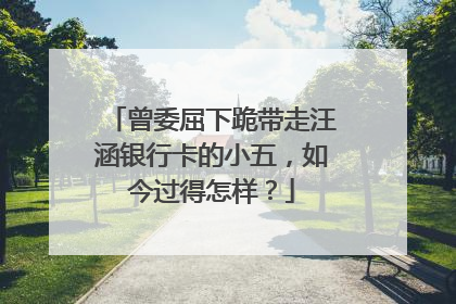 曾委屈下跪带走汪涵银行卡的小五,如今过得怎样?